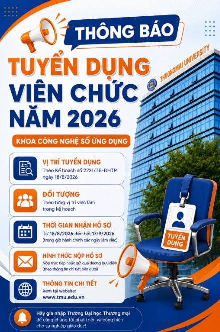 TUYỂN DỤNG VIÊN CHỨC NĂM 2026