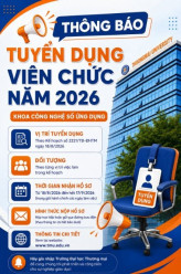 TUYỂN DỤNG VIÊN CHỨC NĂM 2026