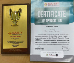 GIẢNG VIÊN KHOA CÔNG NGHỆ SỐ ỨNG DỤNG XUẤT SẮC GIÀNH GIẢI BEST PAPER AWARD TẠI HỘI THẢO QUỐC TẾ ICRI-2026